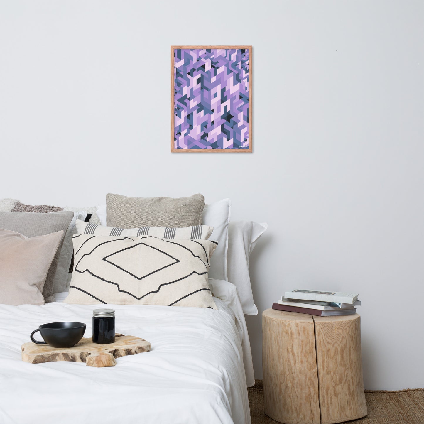 Framed Poster ❯ Isomenigme ❯ Lavender There