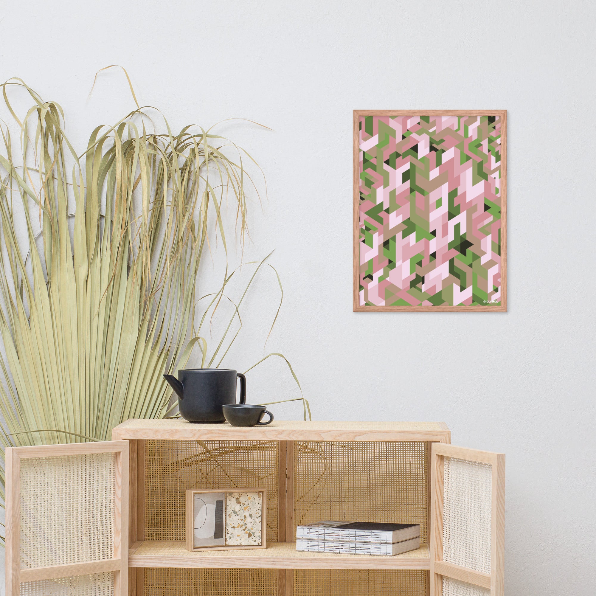 Affiche Encadrée — Joues mousseusses