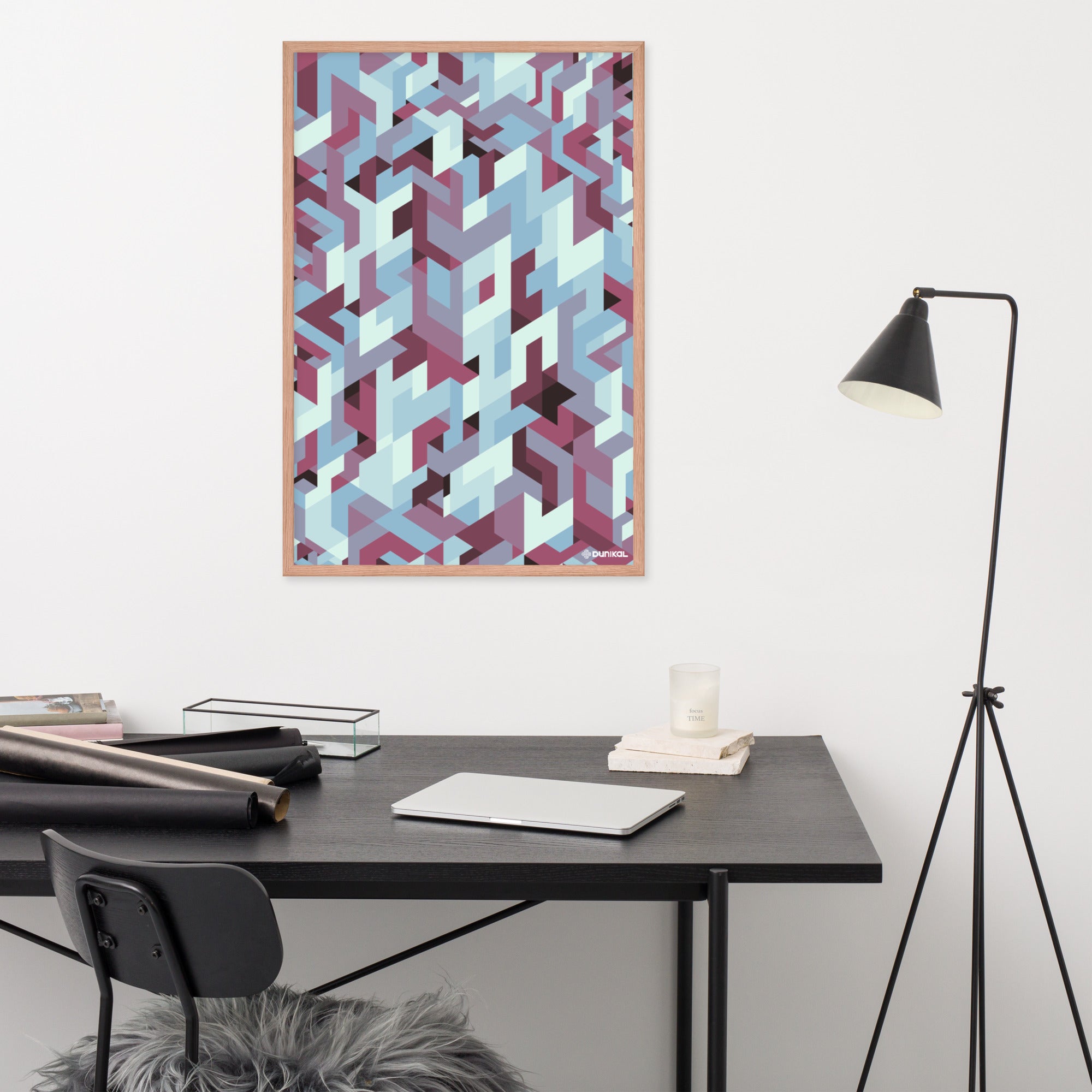 Affiche Encadrée — Cieux rougis