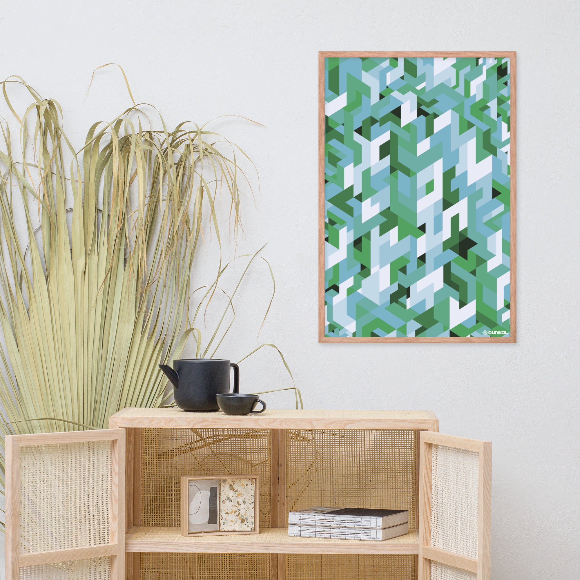 Affiche Encadrée — Trèfle céleste