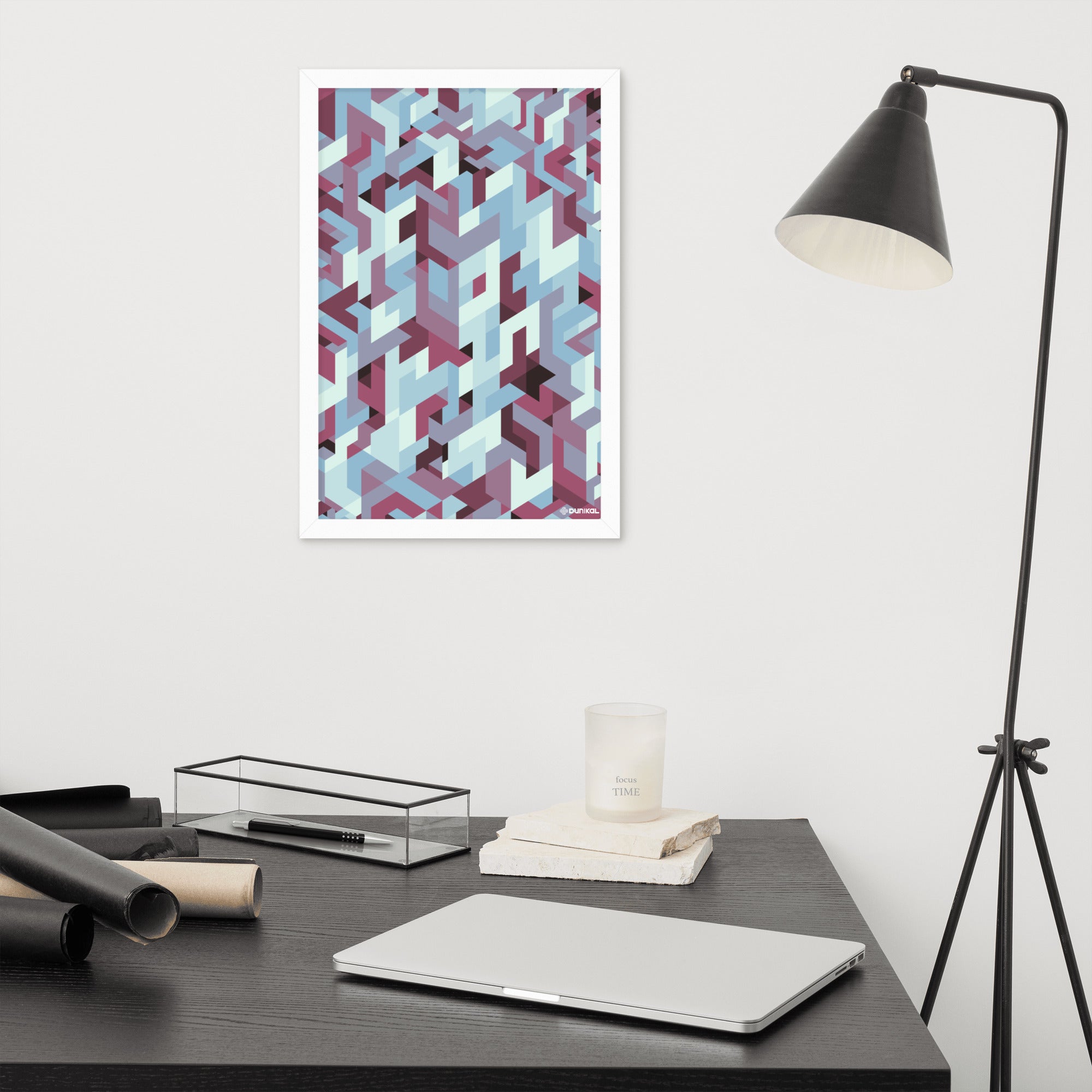 Affiche Encadrée — Cieux rougis