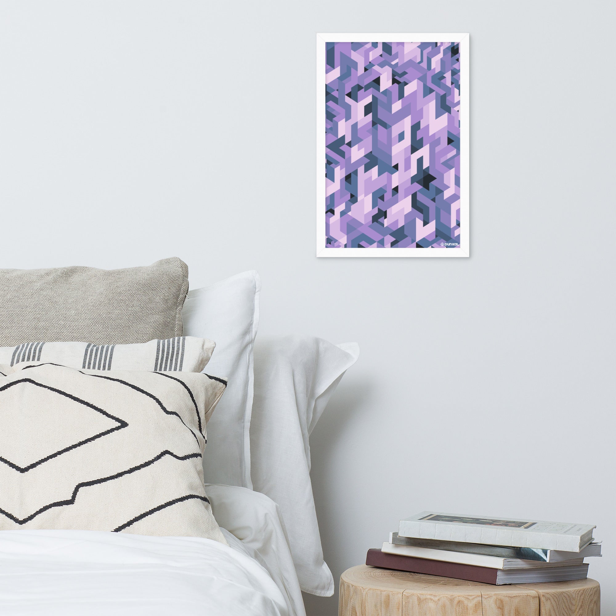 Affiche Encadrée — Lavande là-bas