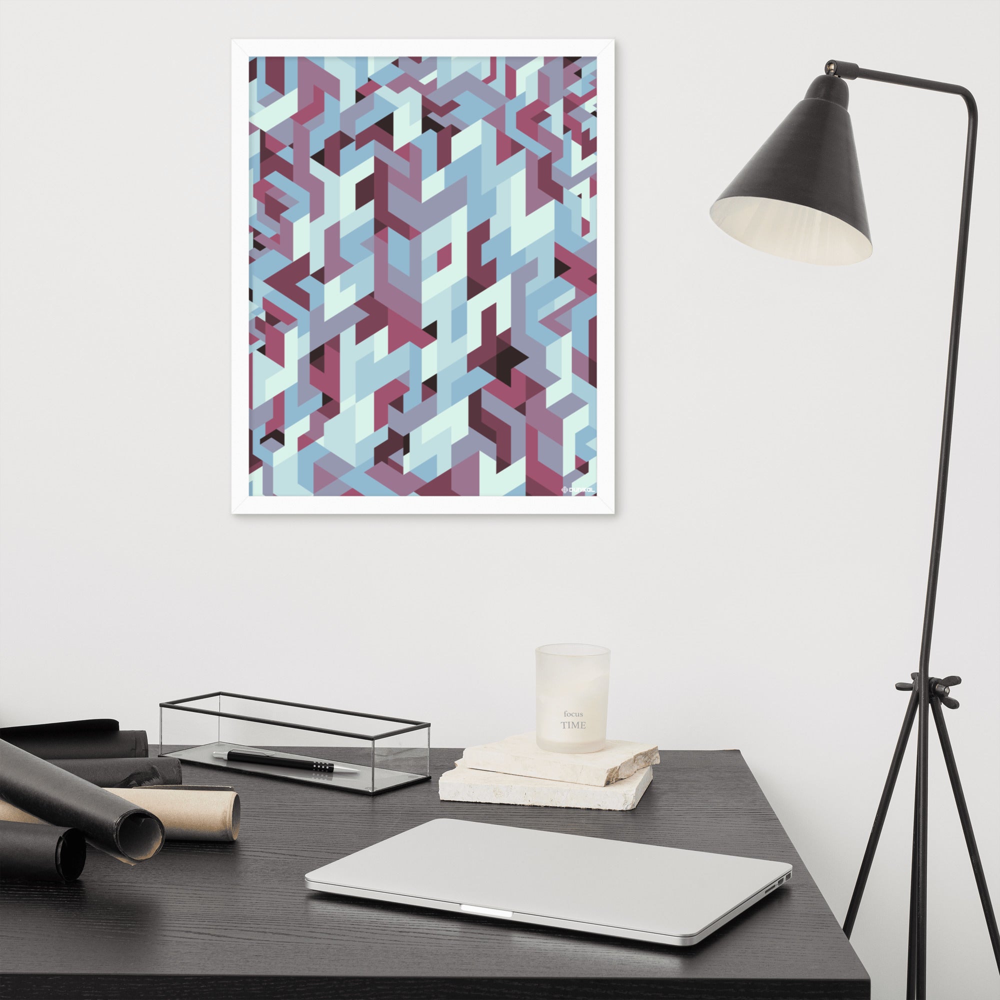 Affiche Encadrée — Cieux rougis