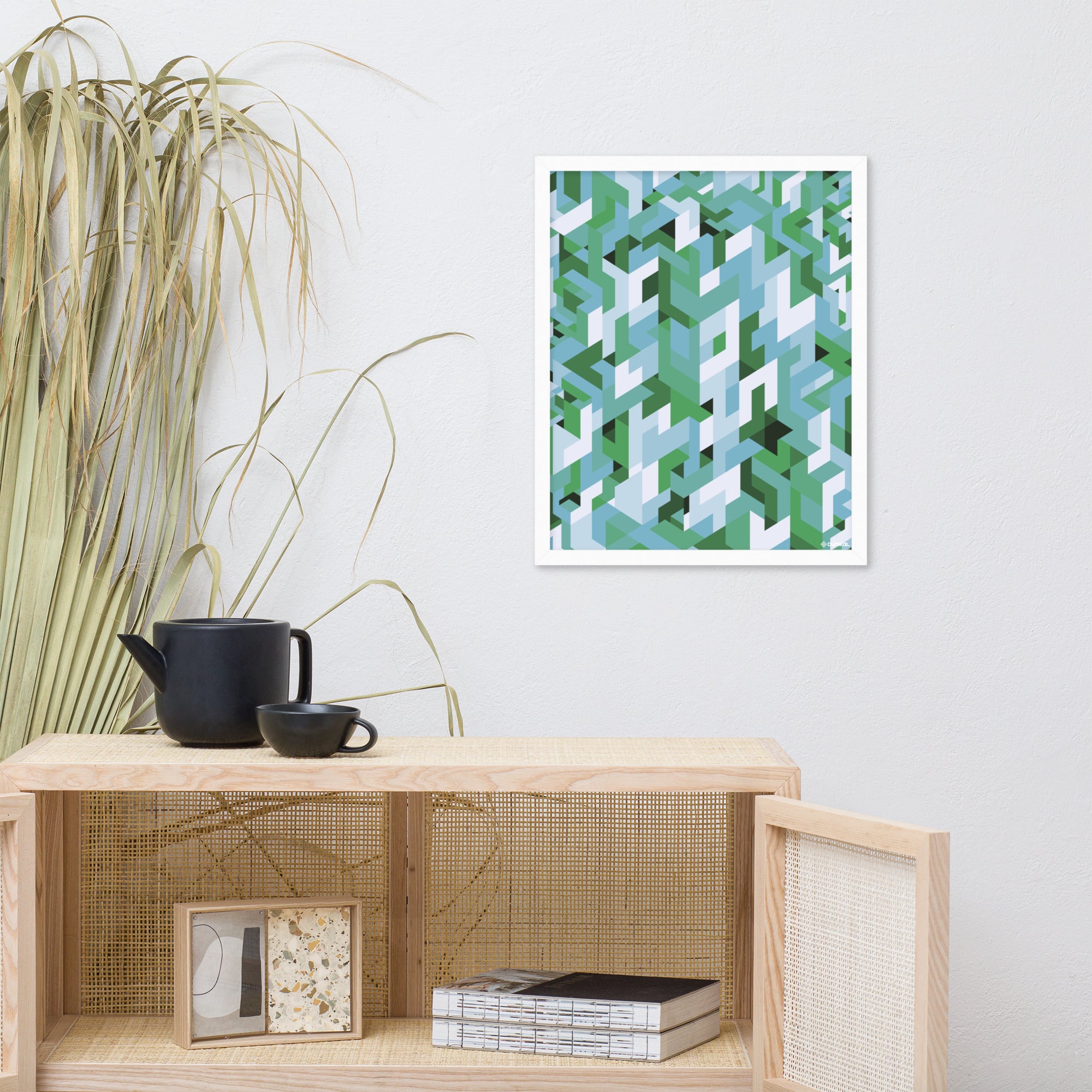 Affiche Encadrée — Trèfle céleste