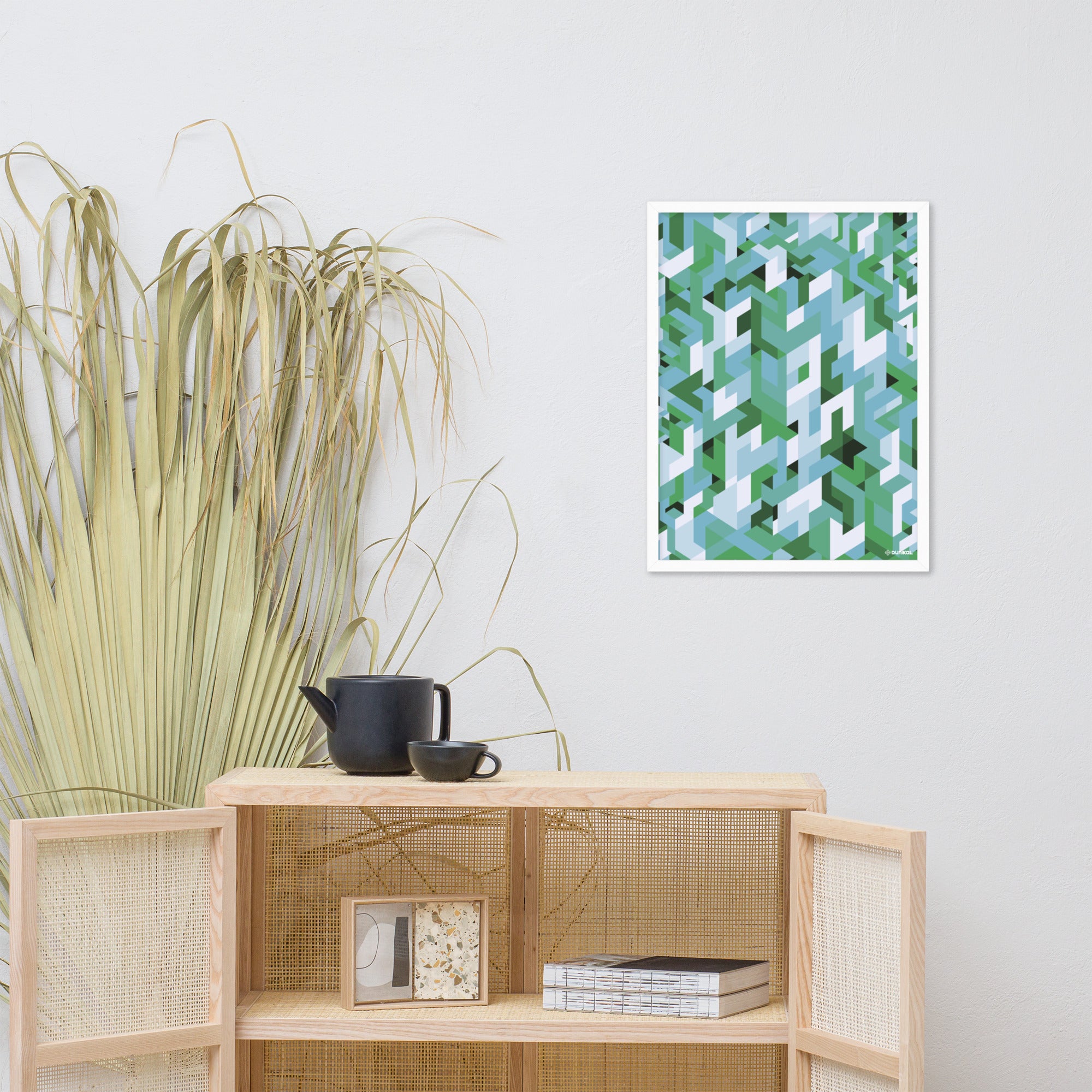 Affiche Encadrée — Trèfle céleste