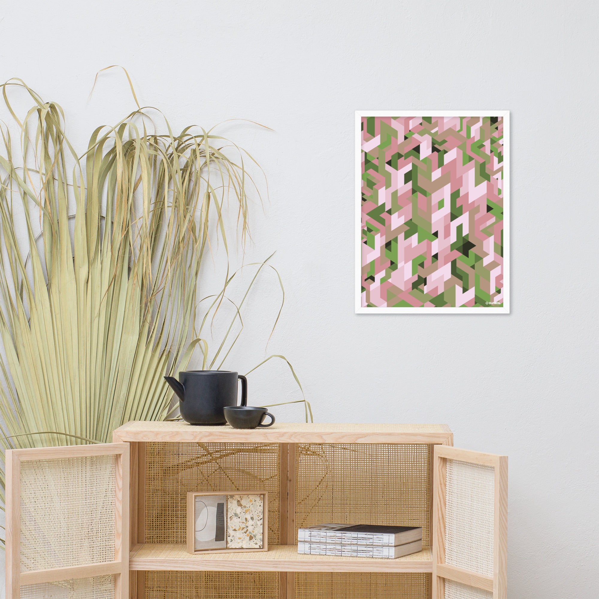 Affiche Encadrée — Joues mousseusses