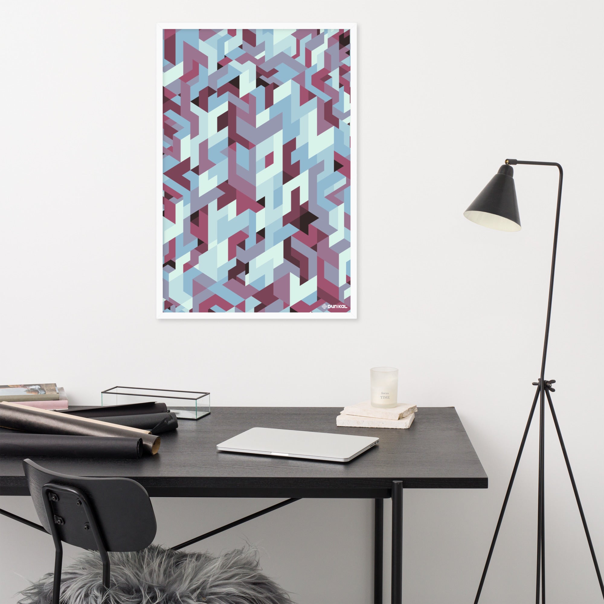 Affiche Encadrée — Cieux rougis