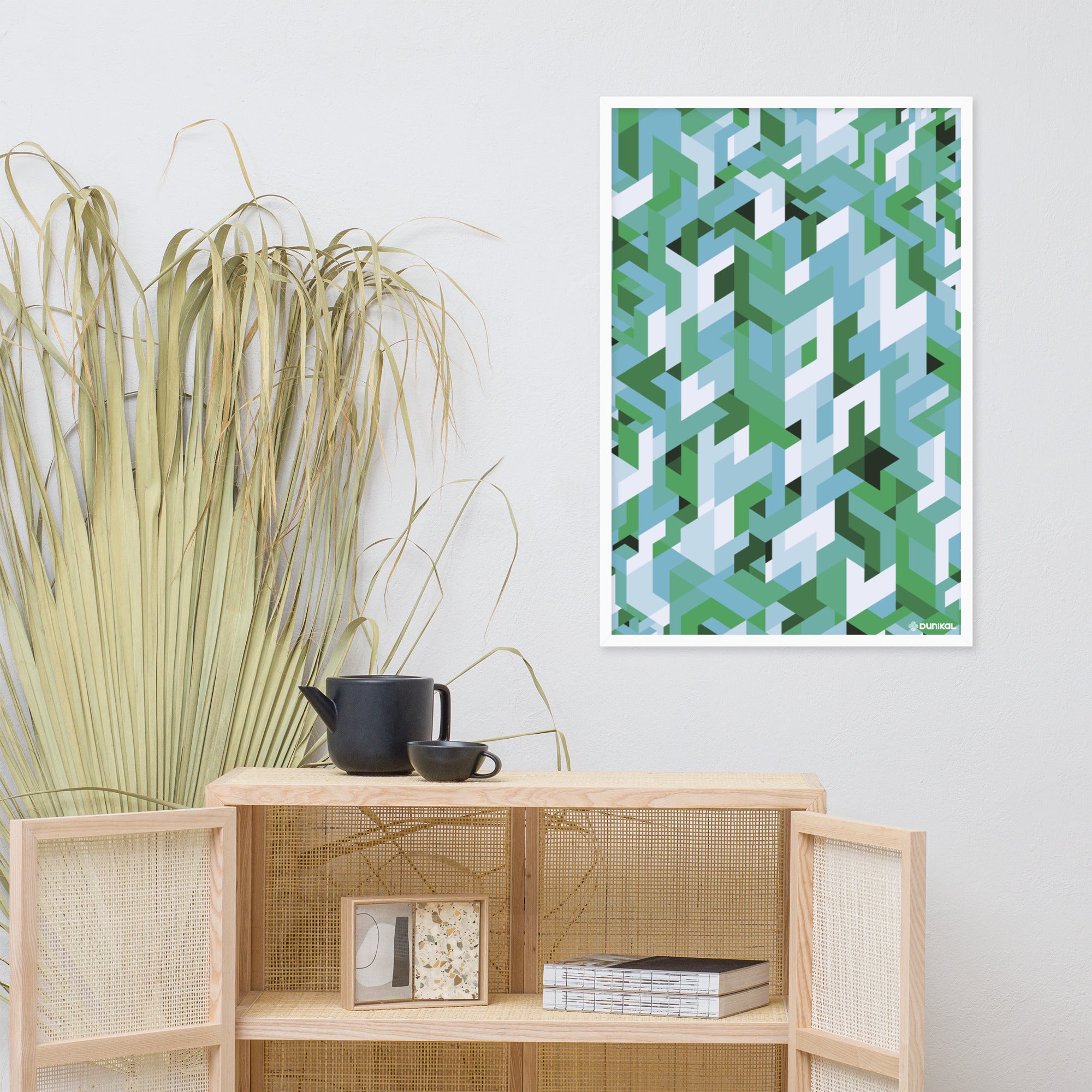 Affiche Encadrée — Trèfle céleste