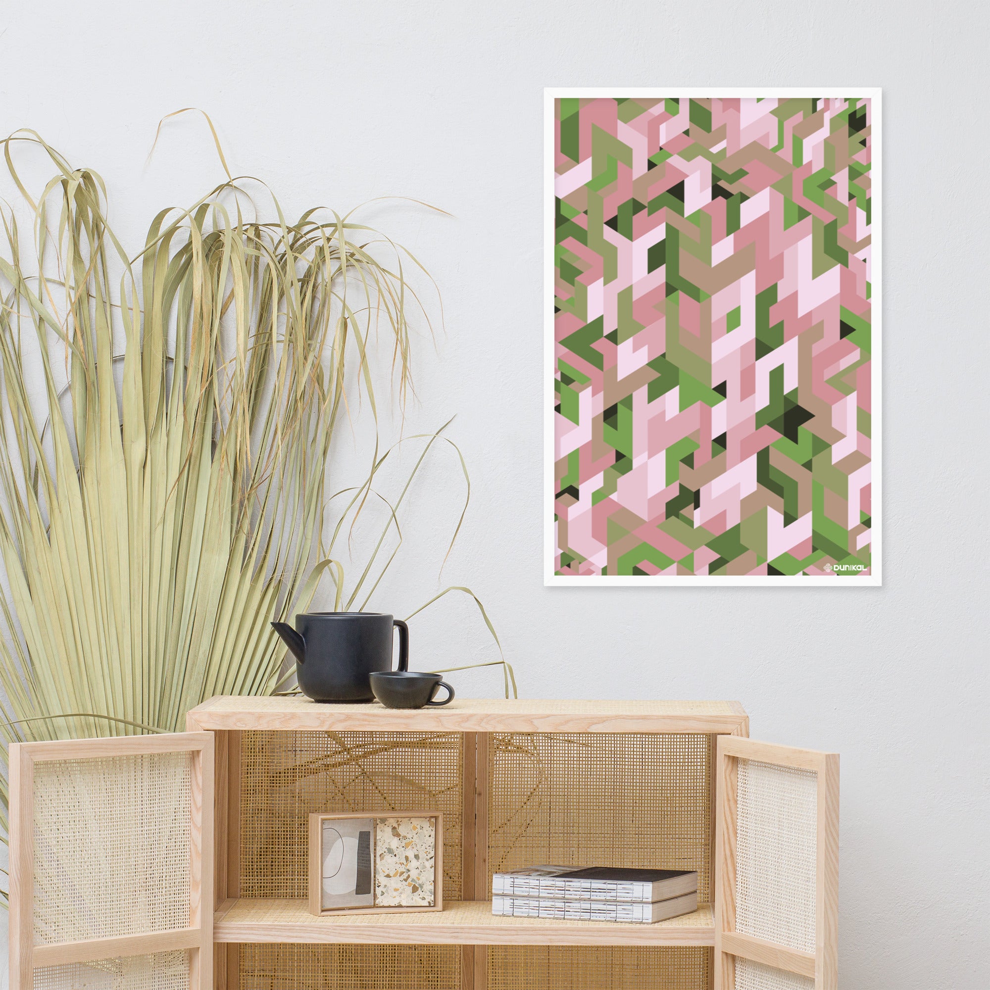 Affiche Encadrée — Joues mousseusses