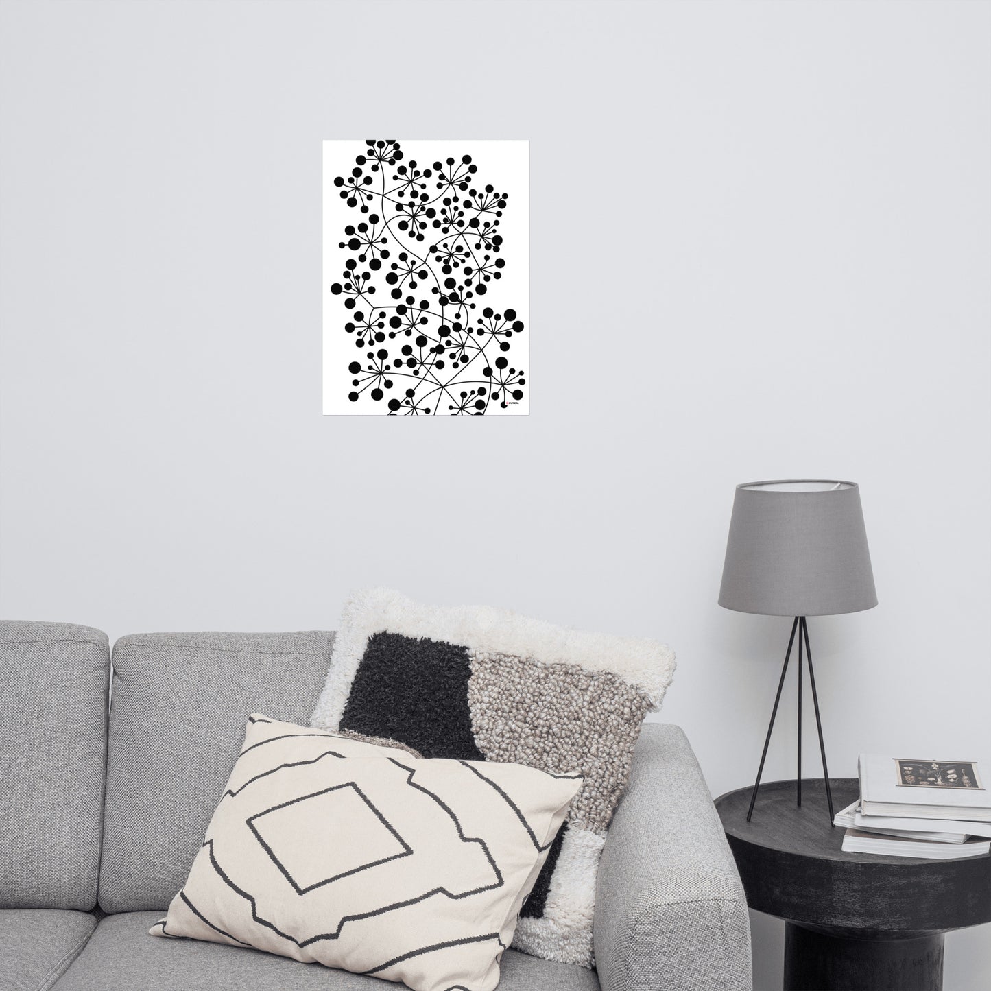 Matte paper poster ❯ Arboricool ❯ Black on white