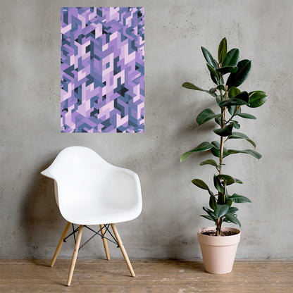 Matte paper poster ❯ Isomenigme ❯ Lavender there