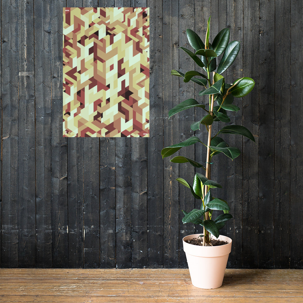 Affiche papier mat — Kakis rouillés