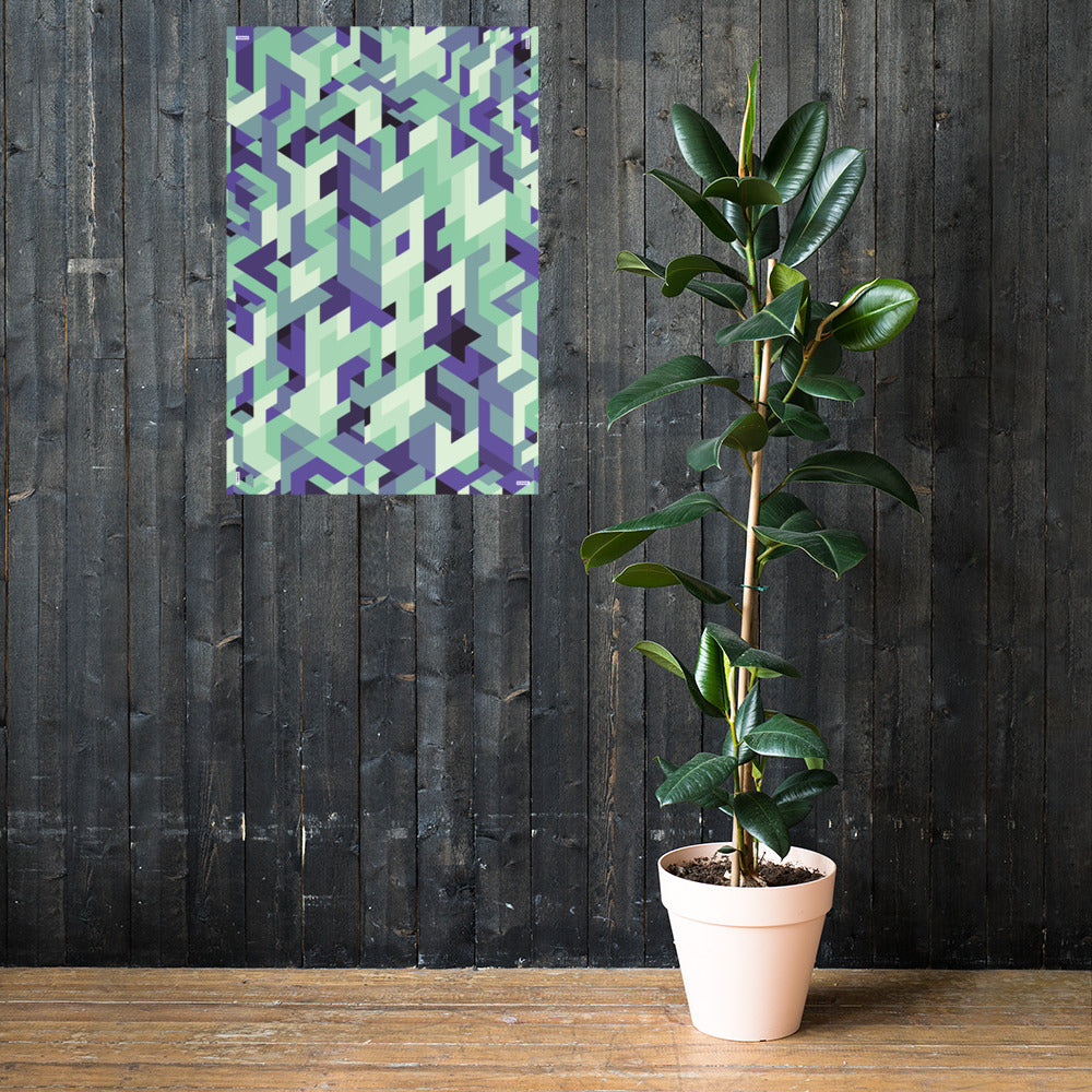 Affiche papier mat — Thé mauve