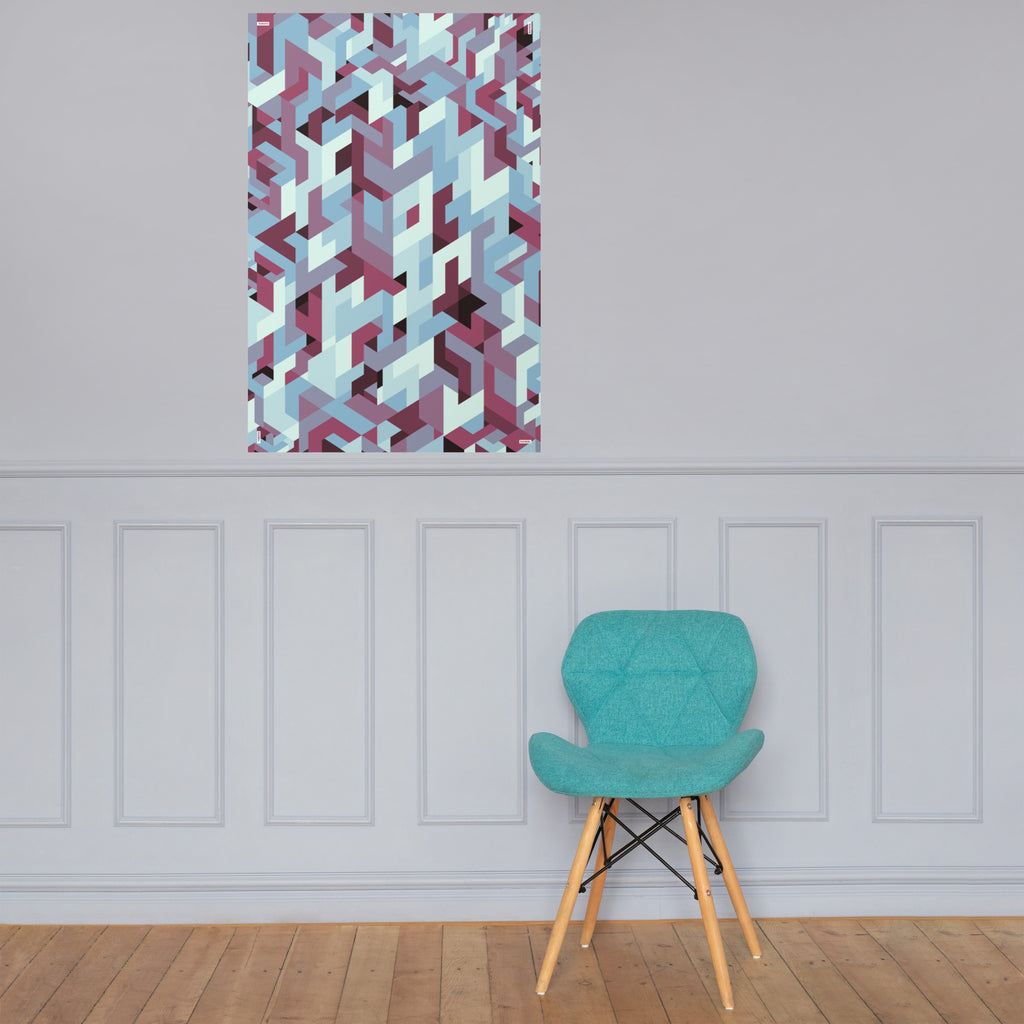 Affiche papier mat — Cieux rougis