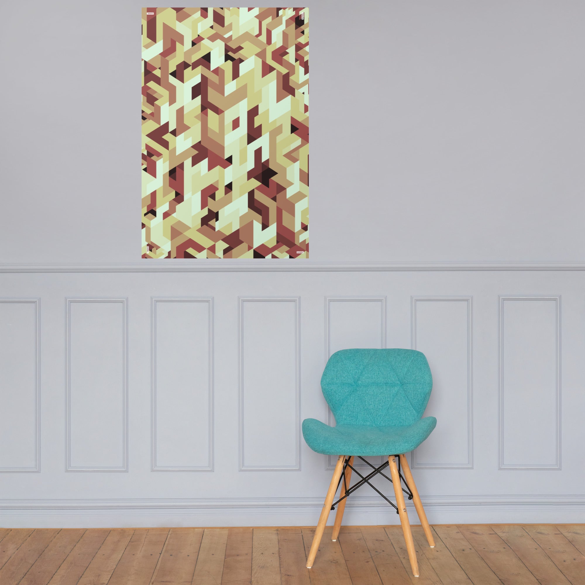 Affiche papier mat — Kakis rouillés