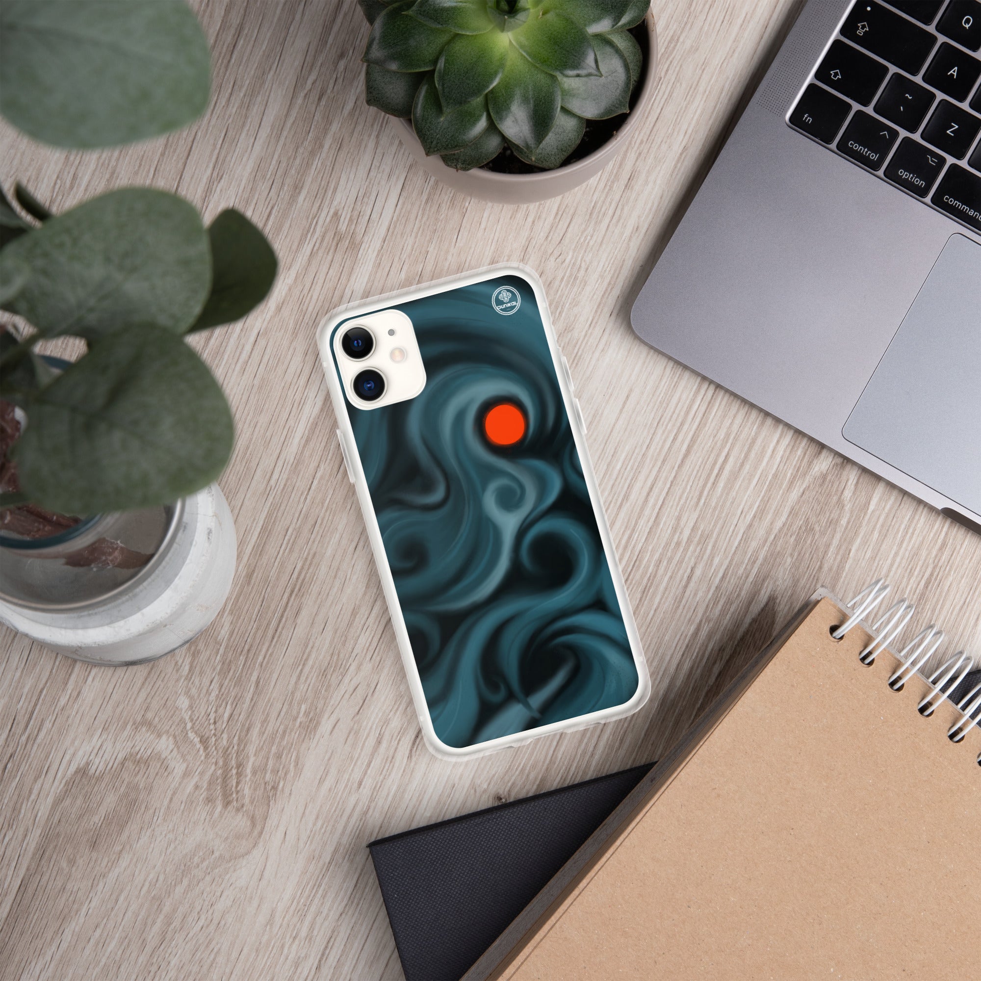 Étui pour iPhone — Lune rouge