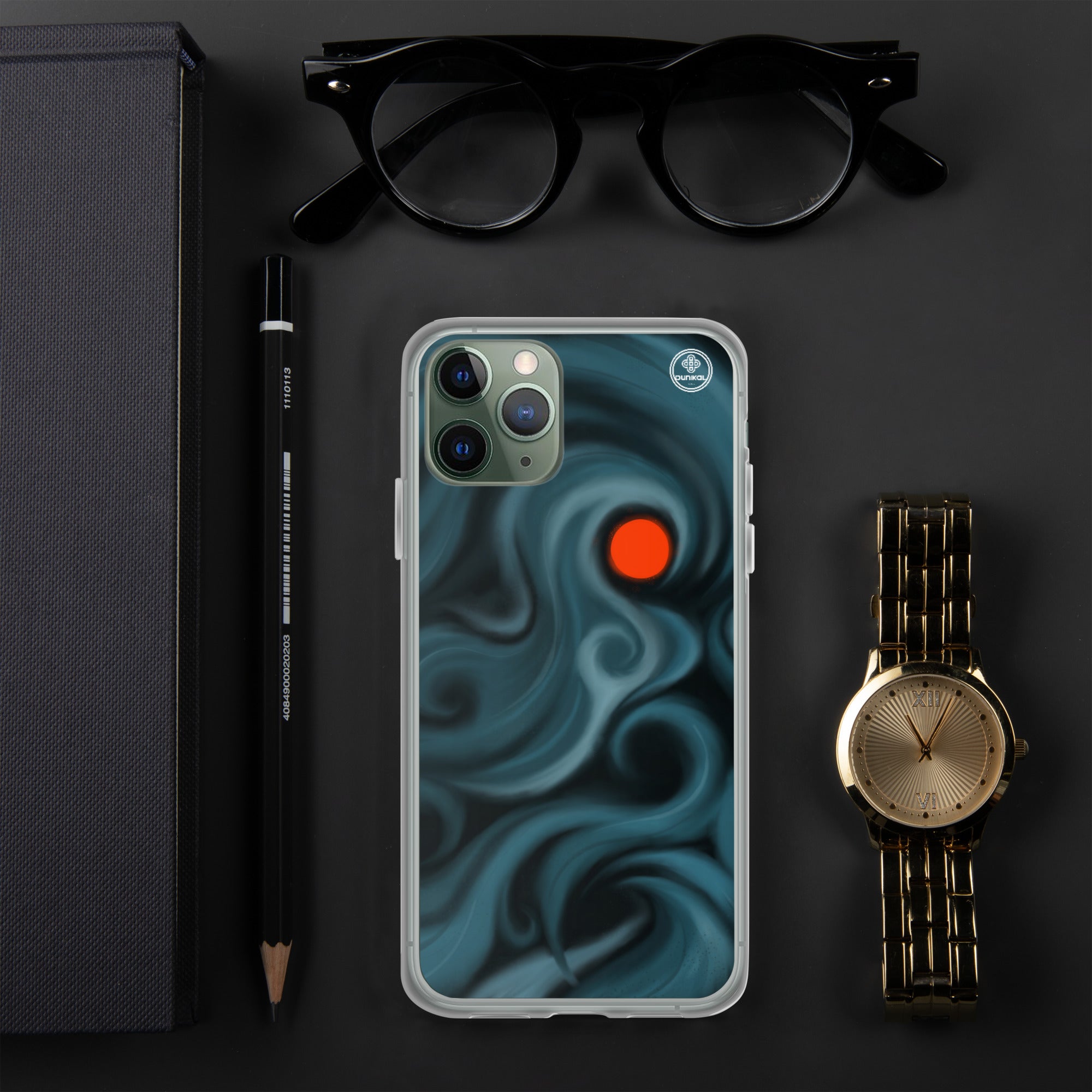 Étui pour iPhone — Lune rouge