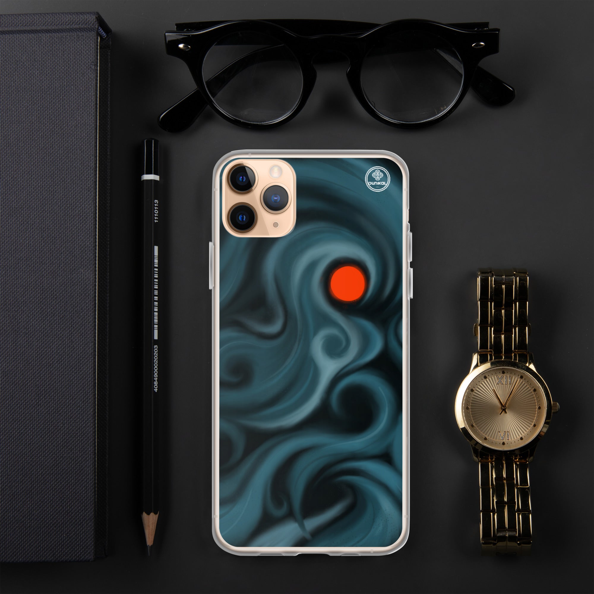 Étui pour iPhone — Lune rouge