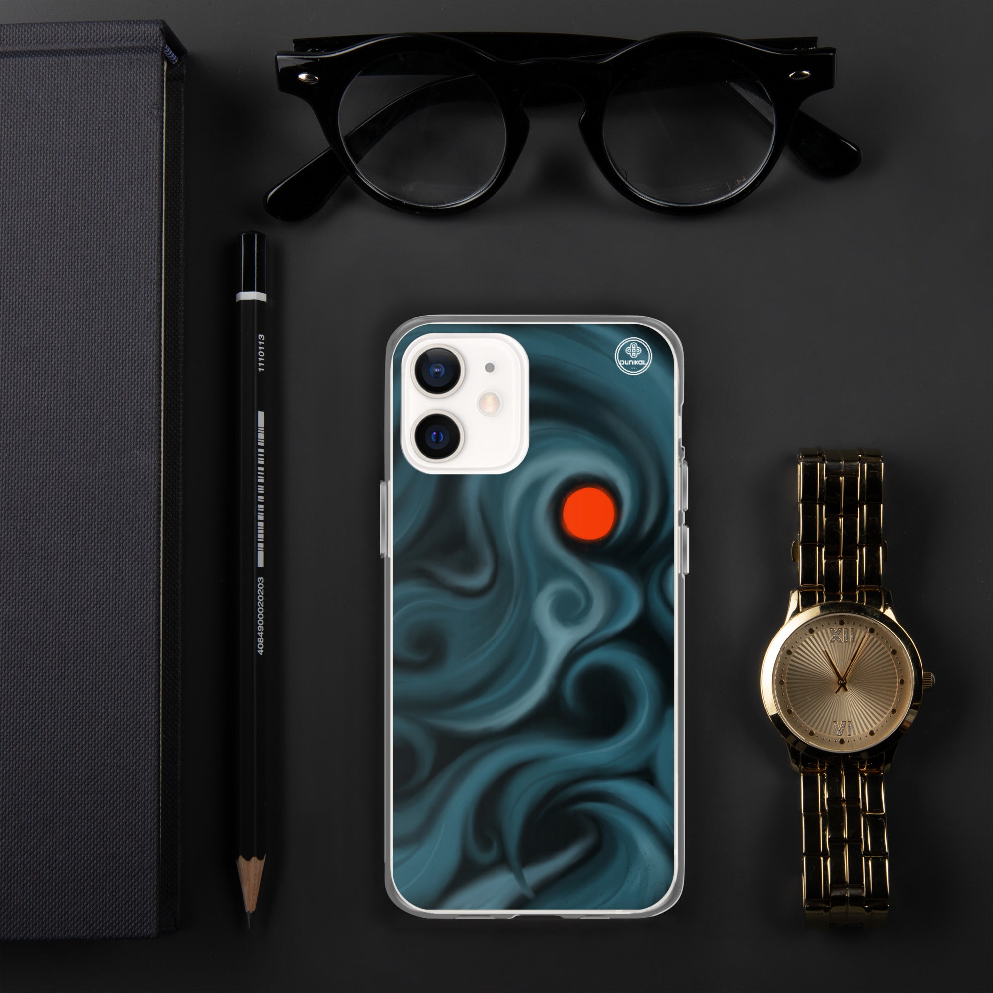 Étui pour iPhone — Lune rouge