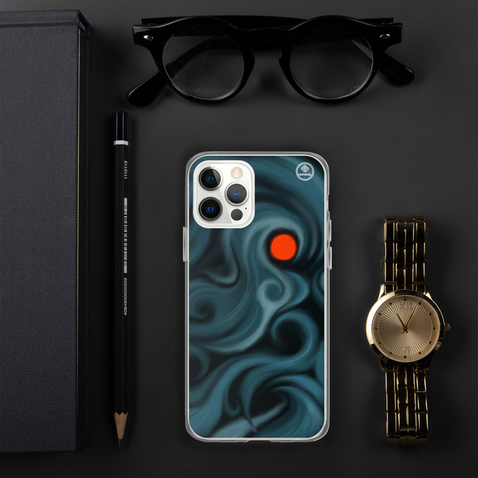 Étui pour iPhone — Lune rouge