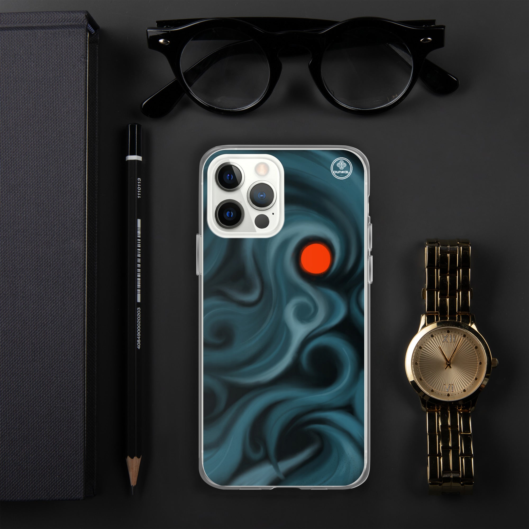 Étui pour iPhone — Lune rouge