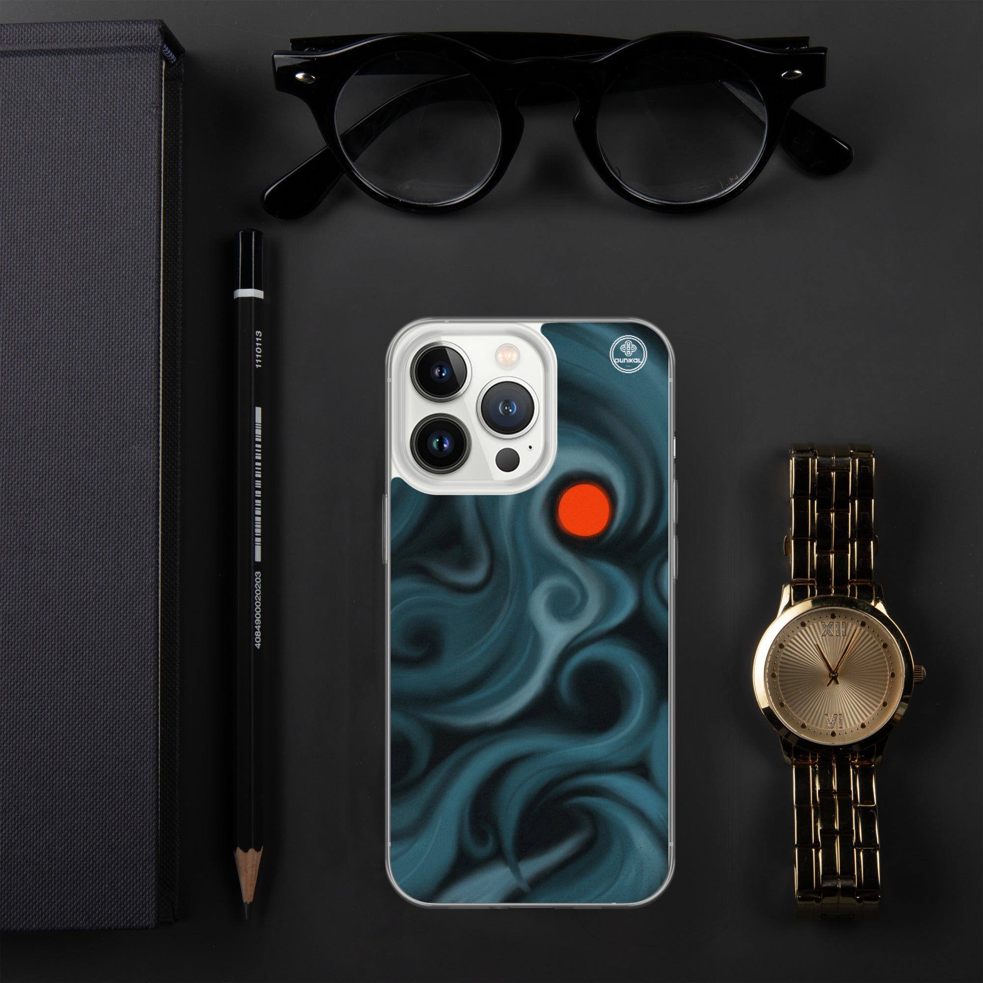 Étui pour iPhone — Lune rouge