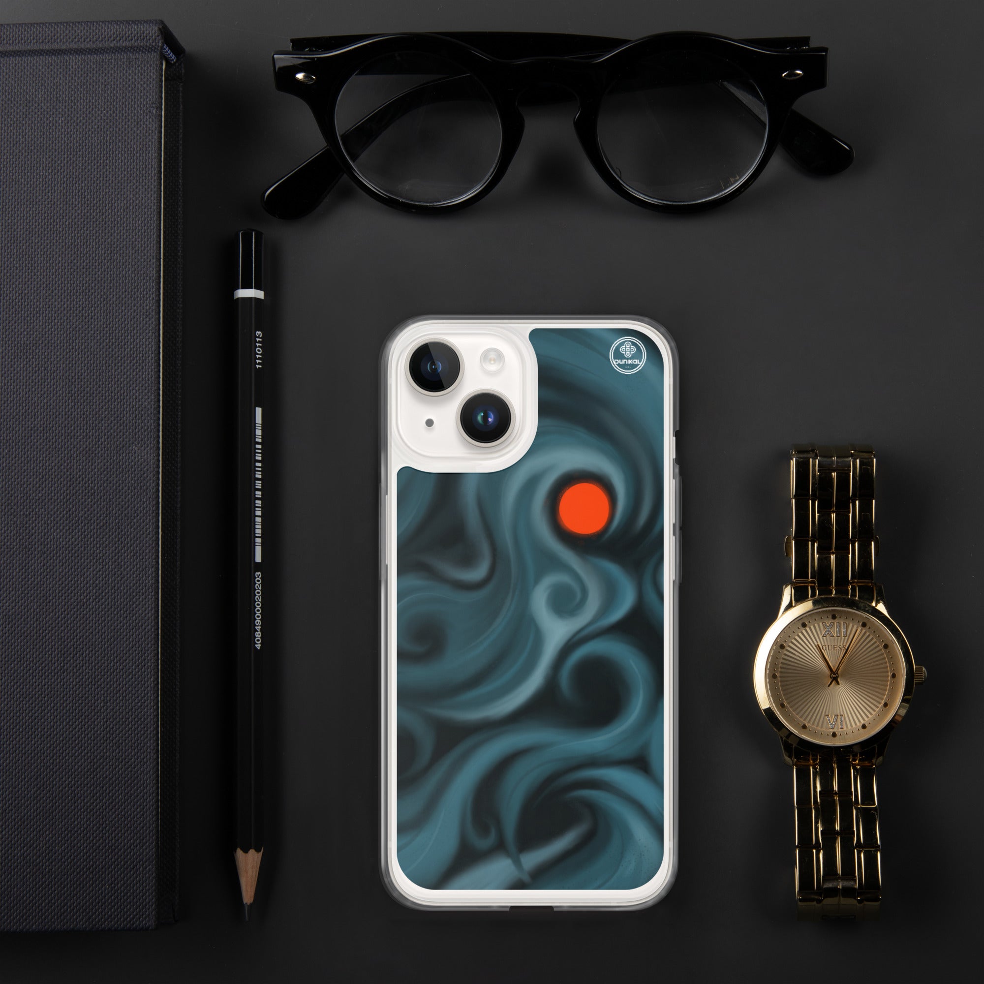 Étui pour iPhone — Lune rouge