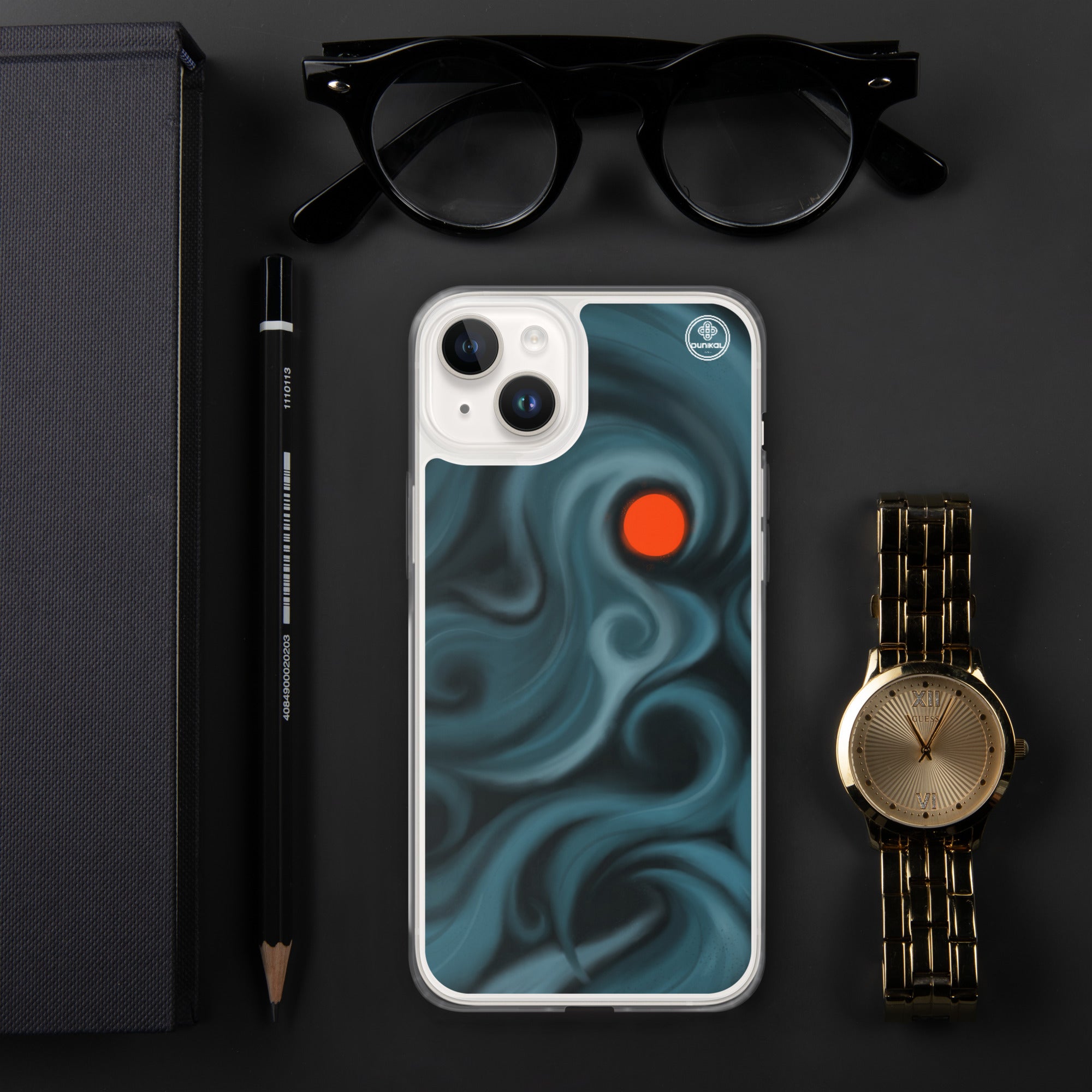 Étui pour iPhone — Lune rouge