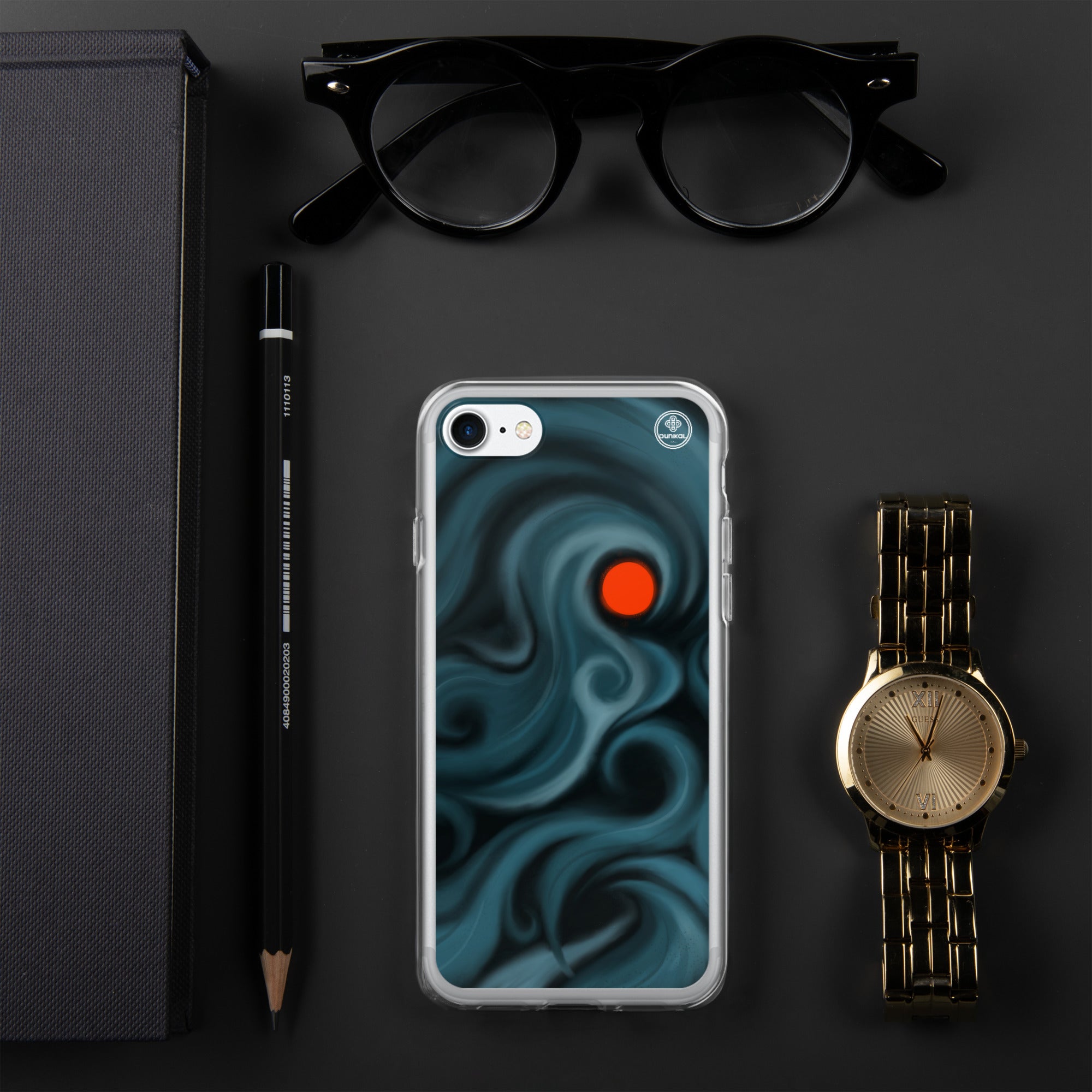 Étui pour iPhone — Lune rouge