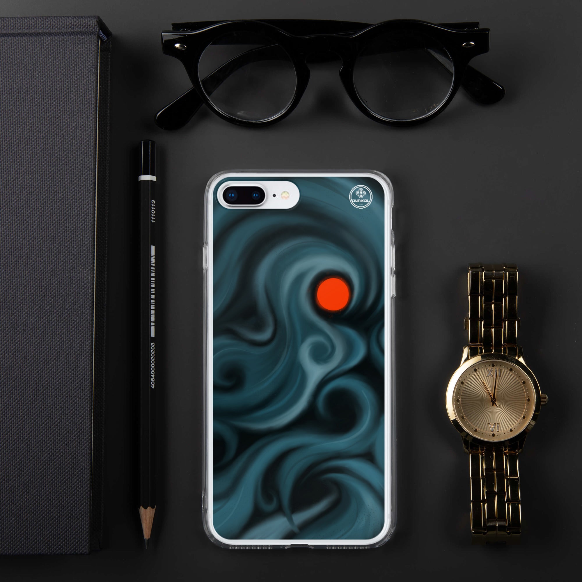 Étui pour iPhone — Lune rouge