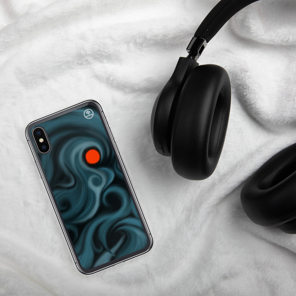 Étui pour iPhone — Lune rouge