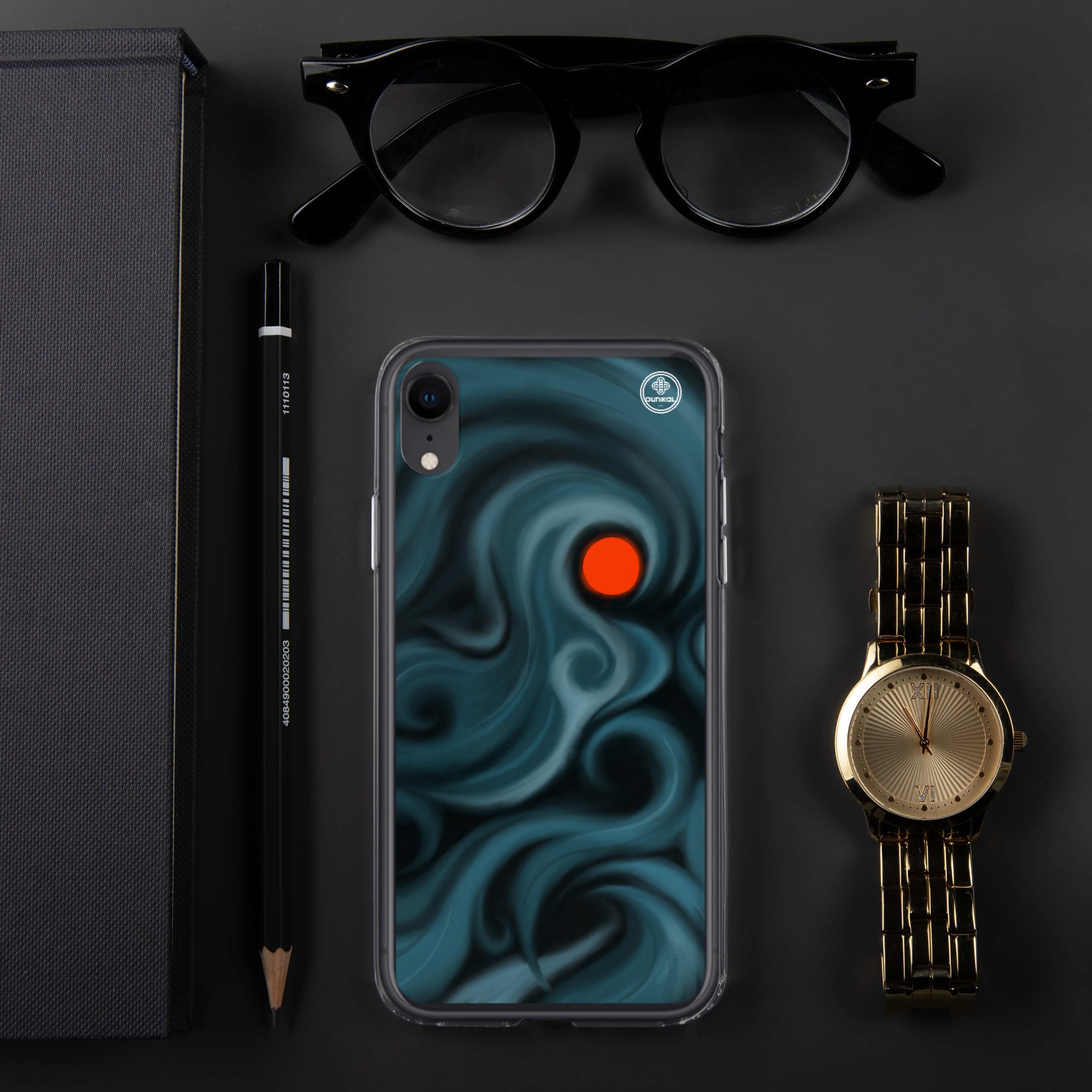 Étui pour iPhone — Lune rouge