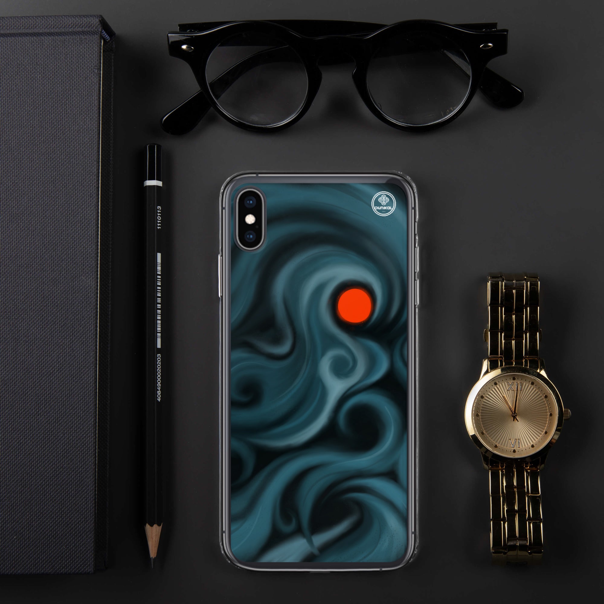 Étui pour iPhone — Lune rouge