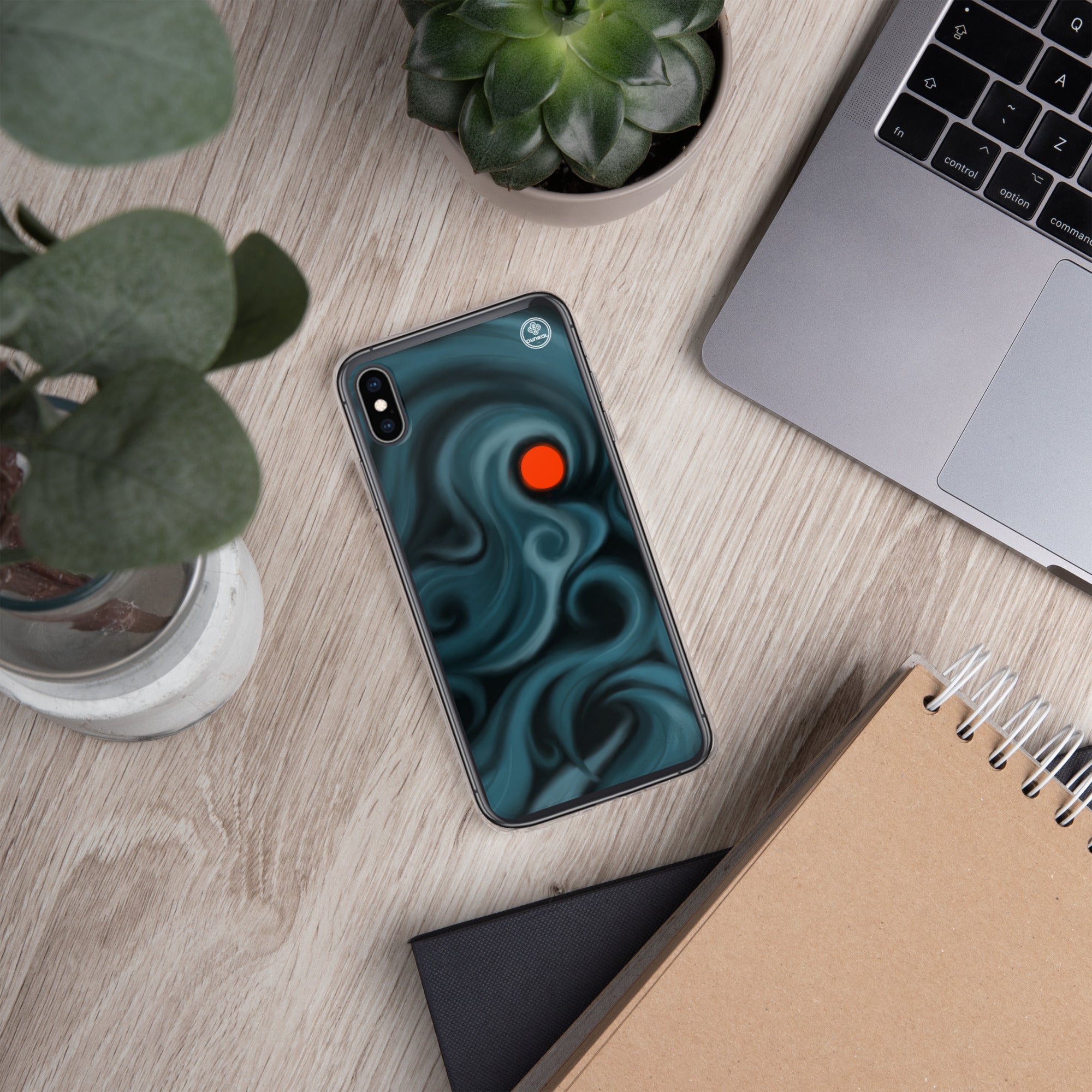 Étui pour iPhone — Lune rouge