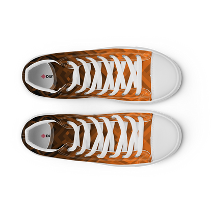 Men's Canvas Sneakers ❯ Polygonal Gradient ❯ Flambeau