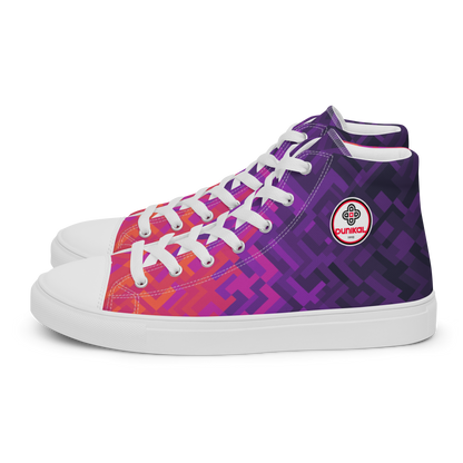 Men's Canvas Sneakers ❯ Polygonal Gradient ❯ Galaxy