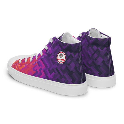 Men's Canvas Sneakers ❯ Polygonal Gradient ❯ Galaxy