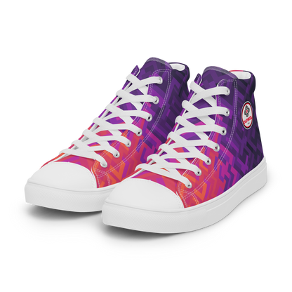 Men's Canvas Sneakers ❯ Polygonal Gradient ❯ Galaxy