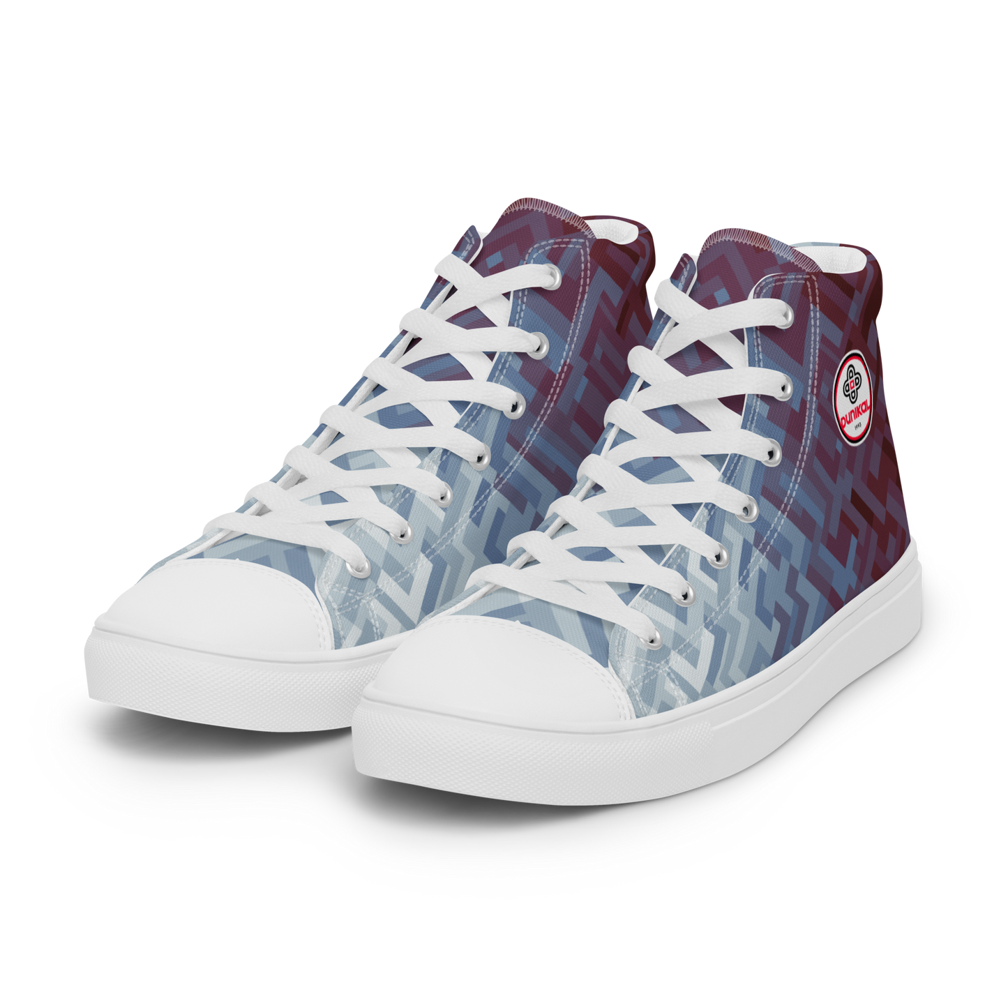 Men's Canvas Sneakers ❯ Polygon Gradient ❯ Chasse-Galerie