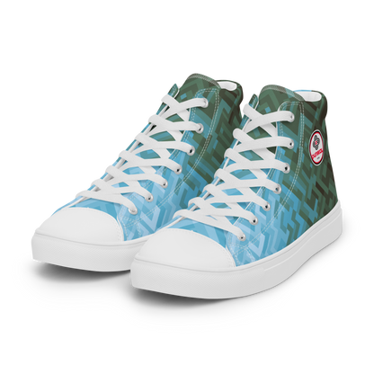 Men's Canvas Sneakers ❯ Polygon Gradient ❯ Portage