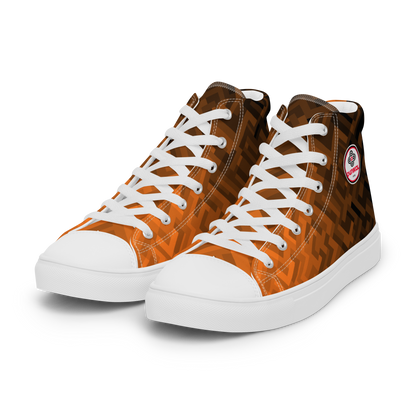 Men's Canvas Sneakers ❯ Polygonal Gradient ❯ Flambeau