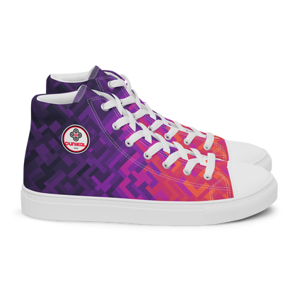 Men's Canvas Sneakers ❯ Polygonal Gradient ❯ Galaxy