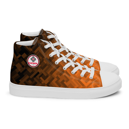 Men's Canvas Sneakers ❯ Polygonal Gradient ❯ Flambeau