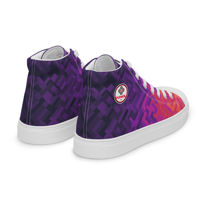 Men's Canvas Sneakers ❯ Polygonal Gradient ❯ Galaxy