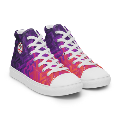 Men's Canvas Sneakers ❯ Polygonal Gradient ❯ Galaxy