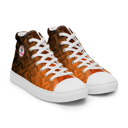 Men's Canvas Sneakers ❯ Polygonal Gradient ❯ Flambeau