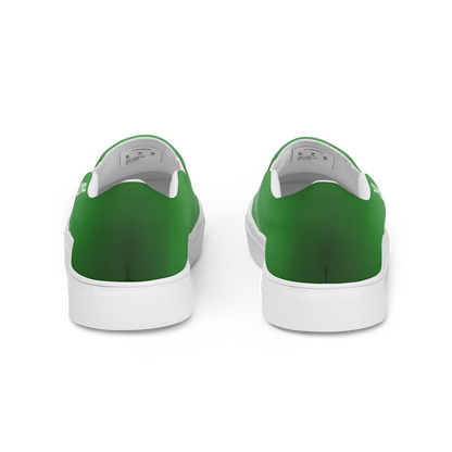 Men's Canvas Slip-Ons ❯ Pure Gradient ❯ Forest Green