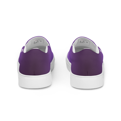 Men's Canvas Slip-Ons ❯ Pure Gradient ❯ Amethyst Purple