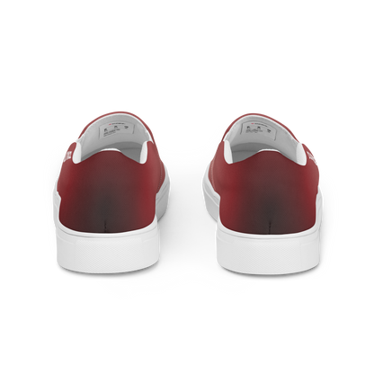 Men's Canvas Slip-ons ❯ Pure Gradient ❯ Ruby Red