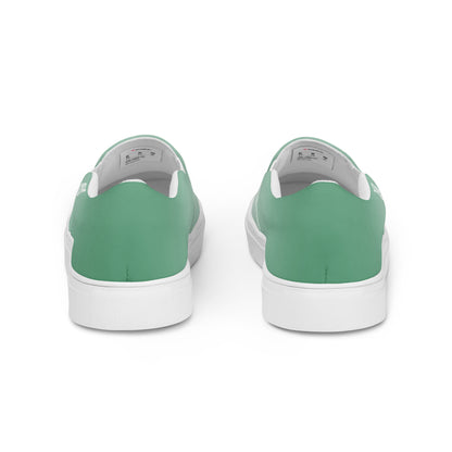 Men's Canvas Slip-ons ❯ Pure Gradient ❯ Bright Emerald